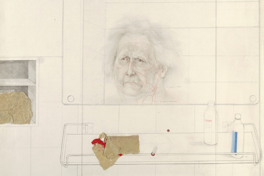 Sozanský_detail obrazu Jiří Sozanský – Dny a roky mojí matky