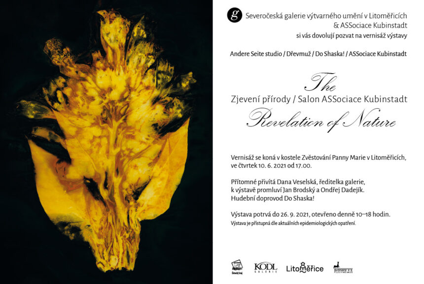 Tisková zpráva – vernisáž výstav Andere Seite studio: Zjevení přírody & Salon ASSociace Kubinstadt