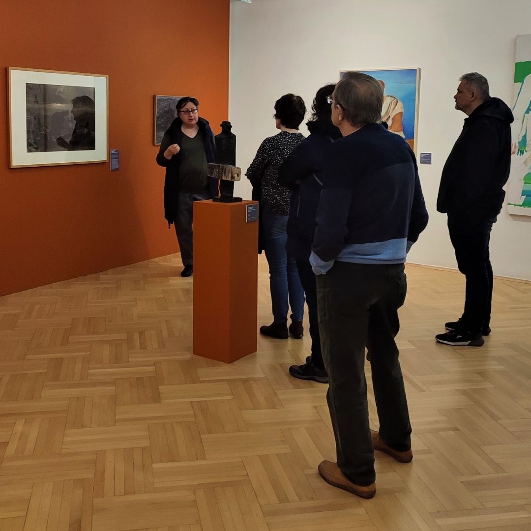 IG Poslední komentovaná prohlídka výstavy Slavíme 70. / Let sbírkotvornou činností