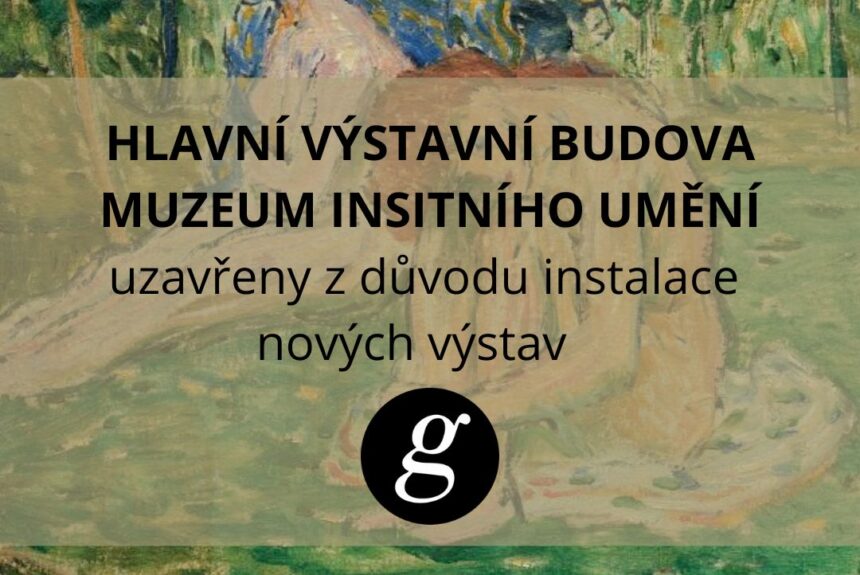 Instalace nové výstavy (Příspěvek na Facebooku) (Příspěvek na Instagramu) Uzavření objektů SGVU z důvodu instalace nových výstav