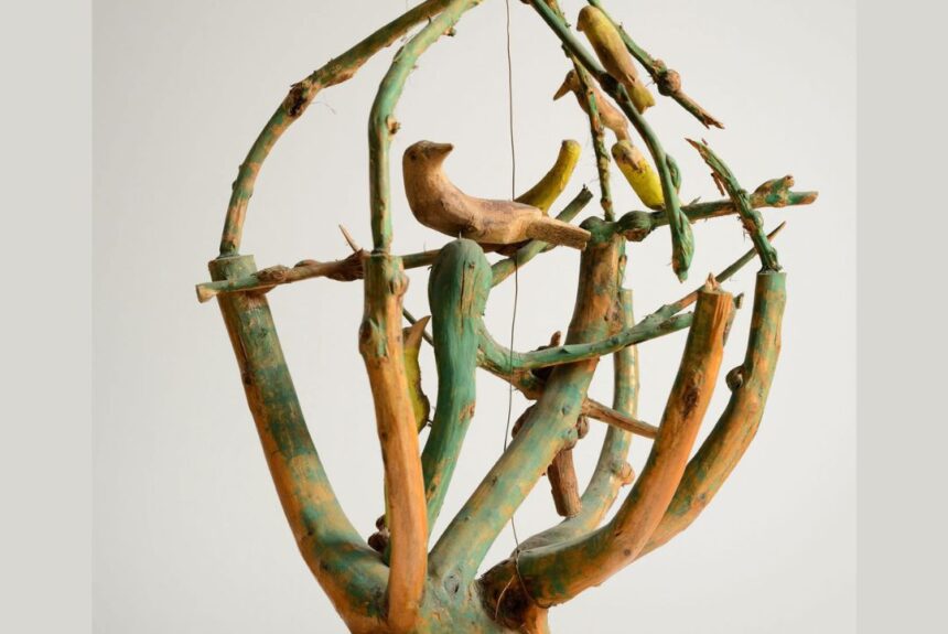 Josef Heja, Stromek s ptáky. SGVU, inv. č. P-219 Josef Heja (1902–1985). Moravský Chagall