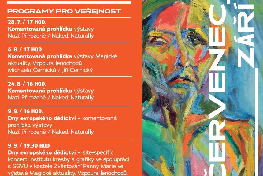 Čtvrtletník červenec - září Nový Galerijní ČTVRTletník přináší přehled akcí letní sezony