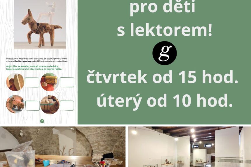 Dětský tvůrčí vzdělávací program pod vedením lektora k výstavě Josef Heja (1902–1985). Moravský Chagall