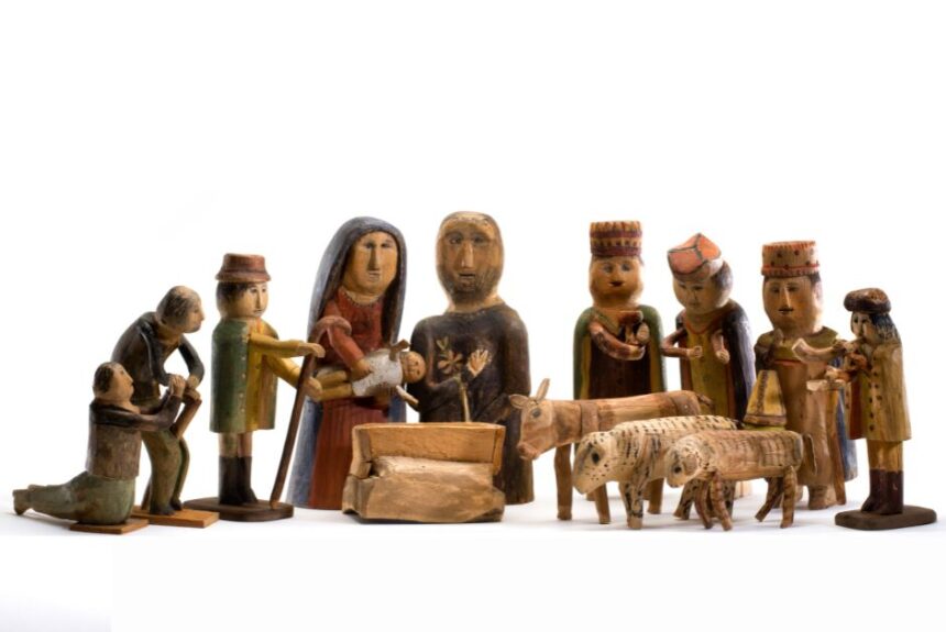 Betlém Josefa Heji, Národní muzeum v přírodě, sbírka Valašského muzea v přírodě v Rožnově pod Radhoštěm, foto MgA. Vladimír Skýpala Betlém Josefa Heji