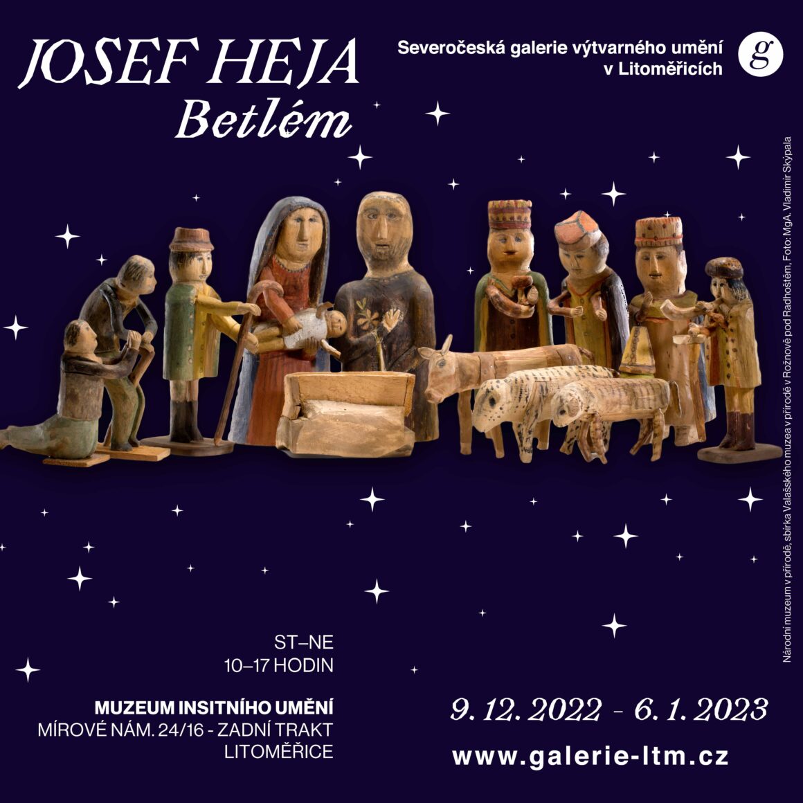 Slavnostní přivítání betléma Josefa Heji v Muzeu insitního umění