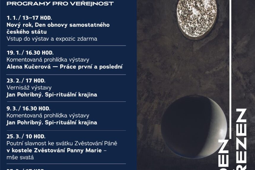 Galerijní ČTVRTletník vás provede akcemi v měsících lednu až březnu