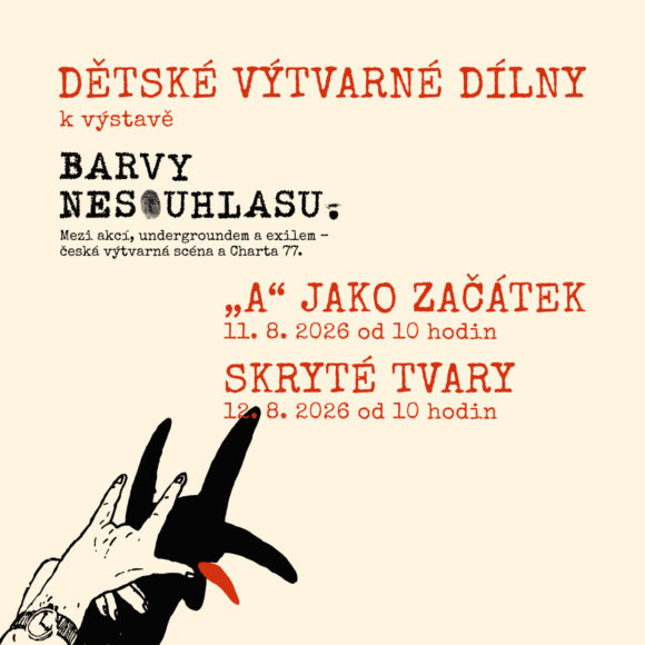 Dětské výtvarné dílny k výstavě Barvy nesouhlasu