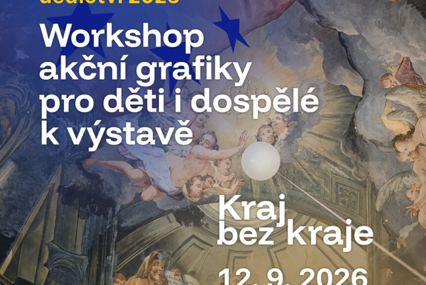 Workshop akční grafiky k výstavě Kraj bez kraje